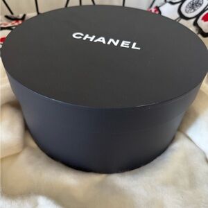 CHANEL Black Hat Box